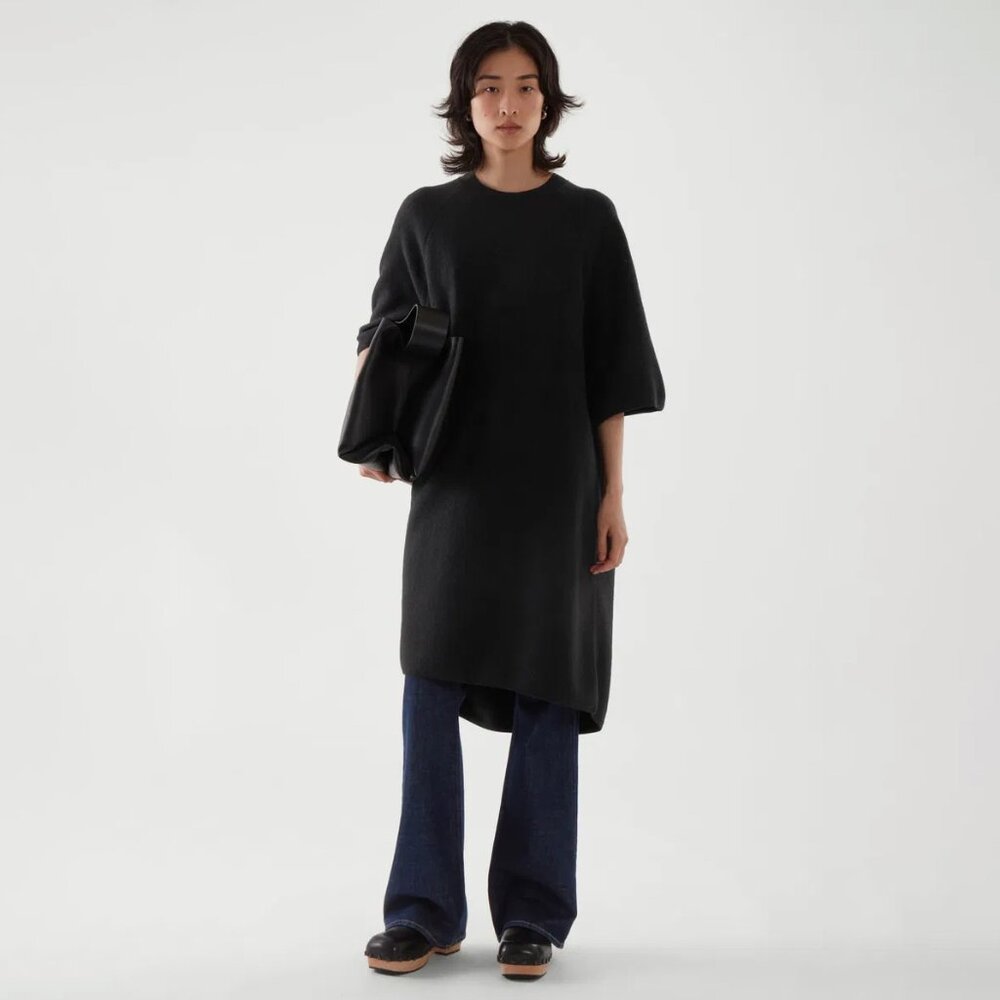 NWOT COS OVERSIZED-FIT WOOL T-SHIRT DRESS